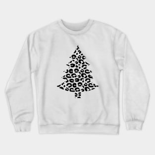 Leopard Tree Christmas Crewneck Sweatshirt